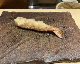 Dinner at Tempura Araki(Sapporo)