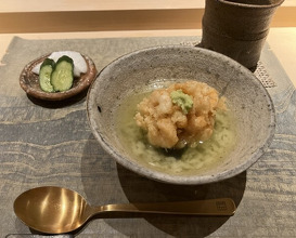 Dinner at Tempura Araki(Sapporo)