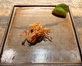 Dinner at Tempura Araki(Sapporo)