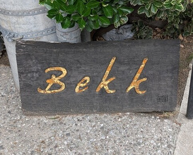 Dinner at Bekk (Bekk)