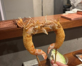 Dinner at kushikatsu daibon (串かつ だいぼん)
