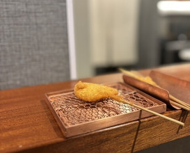 Dinner at kushikatsu daibon (串かつ だいぼん)