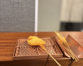 Dinner at kushikatsu daibon (串かつ だいぼん)