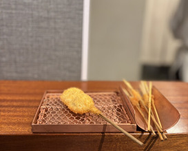 Dinner at kushikatsu daibon (串かつ だいぼん)
