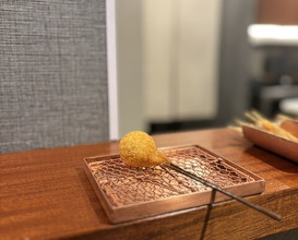 Dinner at kushikatsu daibon (串かつ だいぼん)