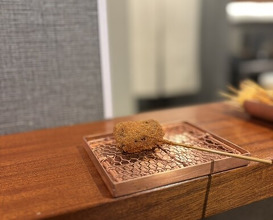 Dinner at kushikatsu daibon (串かつ だいぼん)