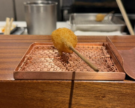 Dinner at kushikatsu daibon (串かつ だいぼん)