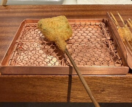 Dinner at kushikatsu daibon (串かつ だいぼん)