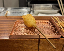 Dinner at kushikatsu daibon (串かつ だいぼん)