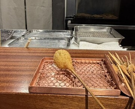 Dinner at kushikatsu daibon (串かつ だいぼん)
