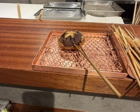Dinner at kushikatsu daibon (串かつ だいぼん)