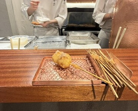 Dinner at kushikatsu daibon (串かつ だいぼん)