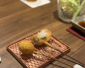 Dinner at kushikatsu daibon (串かつ だいぼん)