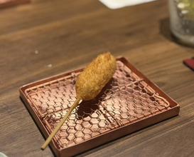 Dinner at kushikatsu daibon (串かつ だいぼん)
