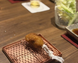 Dinner at kushikatsu daibon (串かつ だいぼん)