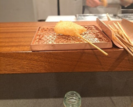 Dinner at kushikatsu daibon (串かつ だいぼん)