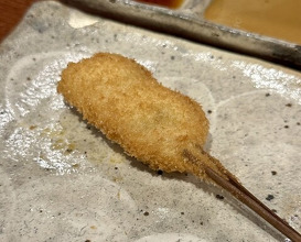 Dinner at kushikatsu daibon (串かつ だいぼん)