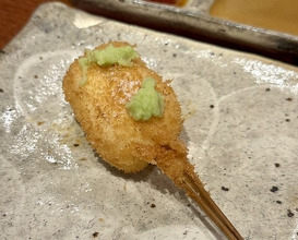 Dinner at kushikatsu daibon (串かつ だいぼん)