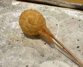 Dinner at kushikatsu daibon (串かつ だいぼん)