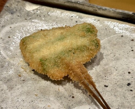 Dinner at kushikatsu daibon (串かつ だいぼん)