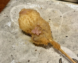 Dinner at kushikatsu daibon (串かつ だいぼん)