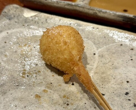 Dinner at kushikatsu daibon (串かつ だいぼん)
