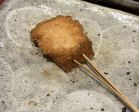 Dinner at kushikatsu daibon (串かつ だいぼん)