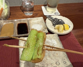 Dinner at kushikatsu daibon (串かつ だいぼん)