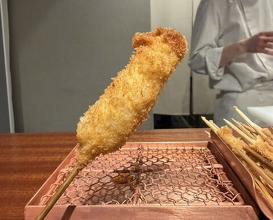 Dinner at kushikatsu daibon (串かつ だいぼん)