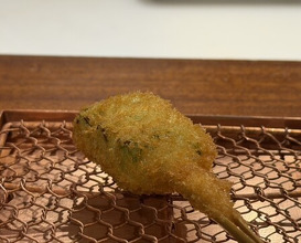 Dinner at kushikatsu daibon (串かつ だいぼん)