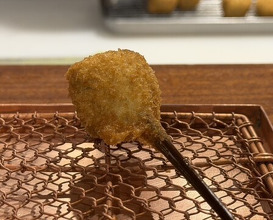 Dinner at kushikatsu daibon (串かつ だいぼん)