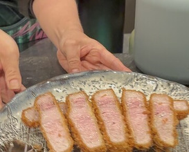 Dinner at Tonkatsu Fujii (とんかつ ふじ井)