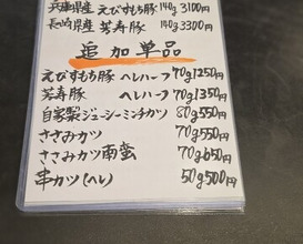 Dinner at Tonkatsu Fujii (とんかつ ふじ井)