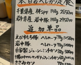 Dinner at Tonkatsu Fujii (とんかつ ふじ井)