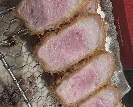 Dinner at Tonkatsu Fujii (とんかつ ふじ井)