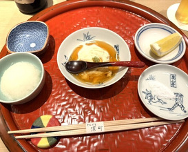 Dinner at Tempura Fukamachi (てんぷら 深町)