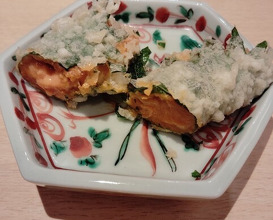 Dinner at Tempura Fukamachi (てんぷら 深町)