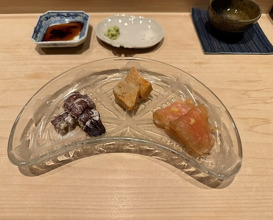 Dinner at Sushi Hashimoto