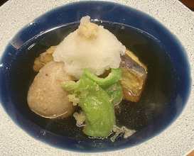 Dinner at Hassun (八寸)