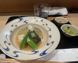 Dinner at Hassun (八寸)