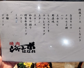 Dinner at Yakiniku Jumbo Hanare (焼肉 ジャンボ はなれ)