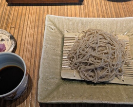 Dinner at Teuchi Soba Jiyu San (手打蕎麦 じゆうさん)