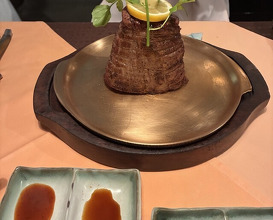 Dinner at Steak House Kitchen Ribbon (ステーキハウス キッチンリボン)
