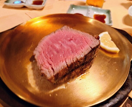 Dinner at Steak House Kitchen Ribbon (ステーキハウス キッチンリボン)