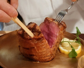Dinner at Steak House Kitchen Ribbon (ステーキハウス キッチンリボン)