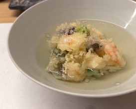 Dinner at Tempura Koizumi (天ぷら 小泉)