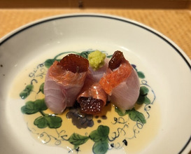 Dinner at Japanese cuisine Komatsu (日本料理こまつ)
