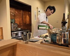 Dinner at Japanese cuisine Komatsu (日本料理こまつ)