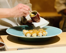 Dinner at Kurumasushi