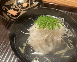 Dinner at Kyotenjin Noguchi (京天神 野口)
